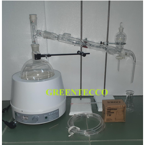 Bộ chưng cất thủy tinh 2000 ml -chiết xuất tinh dầu bằng hơi nước mini (phù hợp phòng thí nghiệm trường học)
