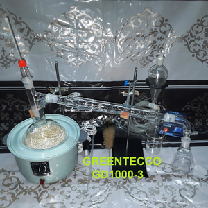 Bộ chưng cất thủy tinh 1000 ml - chiết xuất tinh dầu bằng hơi nước - dụng cụ thí nghiệm tinh dầu