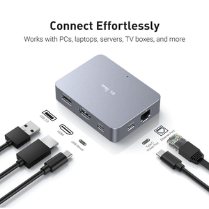 Bộ điều khiển từ xa GL.iNet Comet GL-RM1 KVM Control Over Internet 4K@30Fps,Tailscale ,Remote Keyboard, Video, Mouse, Install OS Via BIOS Control,...