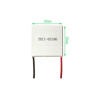 20x20 mm TEC1-03106 (2x2 cm) 3.7V 6A sò nóng lạnh peltier