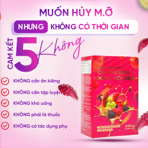 Cà Phê Mâm Xôi Đen