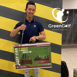 Combo Lều Tập Golf 2X3m + Thảm Tập Swing 1.2X1.2m + Put Gỗ+ Khay bóng + 25 bóng golf trắng mới