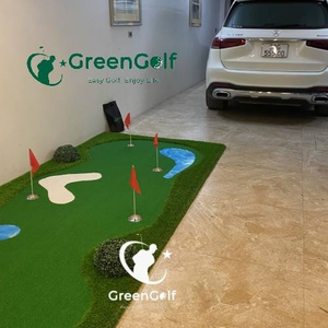 Thảm Tập Golf 3D_ Thảm Putting Cao Cấp kích thước 1.5x3m thiết kế giống sân golf thu nhỏ, chất liệu cỏ cao cấp