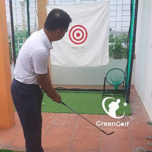Combo Khung Tập Golf KT 2.5*2.5*1m + Thảm Tập Golf Swing 1.5mx1.5m + Thảm Cỏ Trải Sàn 2.5x2m