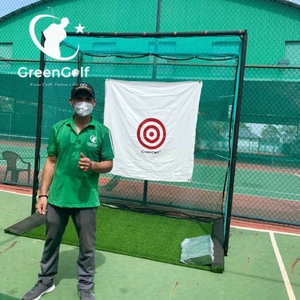 Combo Khung Tập Golf KT 2.5*2.5*1m + Thảm Tập Golf Swing 1.5mx1.5m + Thảm Cỏ Trải Sàn 2.5x2m