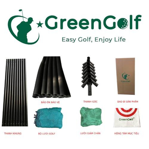 Khung Tập Golf 3x3x3m_Khung Golf Lắp Ghép_ Lưới May Viền