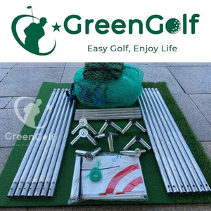 Khung Tập Golf INOX 2x2x0.5M_ Khung Golf Lắp Ghép_ Lưới May Viền