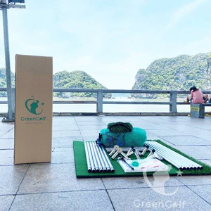 Khung Tập Golf INOX 2x2x0.5M_ Khung Golf Lắp Ghép_ Lưới May Viền