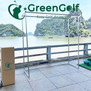 Khung Tập Golf INOX 2x2x0.5M_ Khung Golf Lắp Ghép_ Lưới May Viền