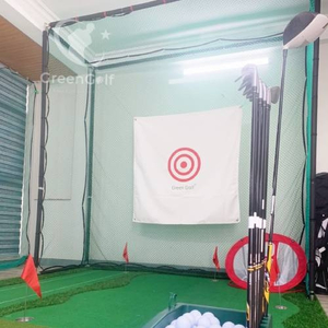 Combo Khung Tập Golf INOX 3x3x1m + Thảm Tập Golf 1.5mx3m + Thảm Swing 1.5mx1.5m + Khay Đựng Bóng + 25 Bóng Golf