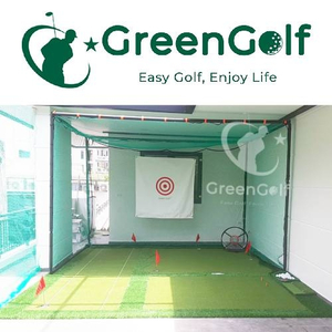 ComBo Khung Tập Golf 5x4x4 + Thảm Tập Golf Put, Chip, Swing 4x5M