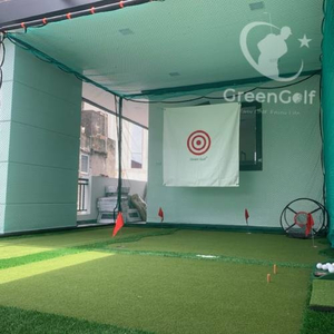 ComBo Khung Tập Golf 5x4x4 + Thảm Tập Golf Put, Chip, Swing 4x5M