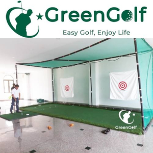 ComBo Khung Tập Golf INOX 6x3x3M + Thảm Put, Chip, Swing 3x6M