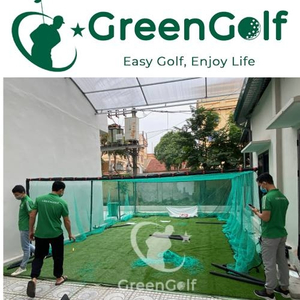 Khung Tập Golf 8x5x4M_Khung Golf Lắp Ghép_ Lưới May Viền_ Chiều Sâu 8M