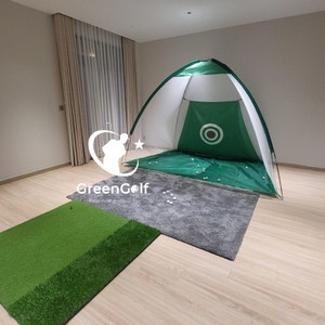Combo Lều Tập Golf 2X3m + Thảm Tập Swing 1.2x1.2m + Tặng Kèm 3 Bóng Xốp Chơi Kỹ Thuật + 2 Tee