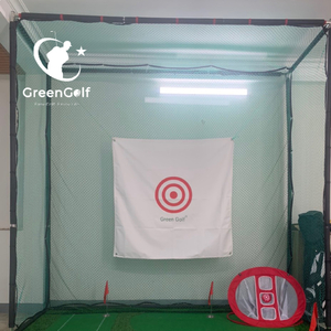 Combo Khung Tập Golf INOX 3x3x1m + Thảm Tập Golf 3x4m Ba Chức Năng Swing, Put, Chip