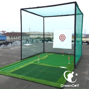 Combo Khung Tập Golf KT 3x3x3m + Thảm Tập Golf 3x5m Ba Chức Năng Swing, Put, Chip Mẫu 3 Khoang