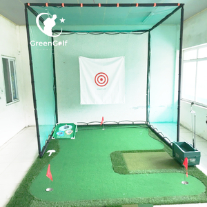 Combo Khung Tập Golf KT 3x3x3m + Thảm Tập Golf 3x5m + Máy Nhả Bóng Tự Động + Giỏ Chơi Chip