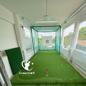 Combo Khung Tập Golf 3x3x3m + Thảm Tập Golf Put, Chip 3x4.5m + Thảm Swing 1.5mx1.5m