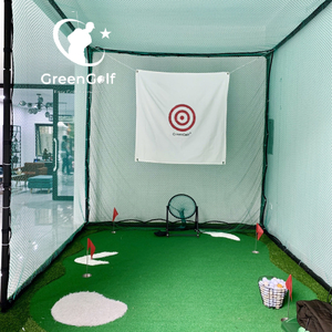 Combo Khung Tập Golf 3x3x3m + Thảm Tập Golf Put, Chip 3x4.5m + Thảm Swing 1.5mx1.5m