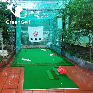 Combo Khung Tập Golf 3x3x3m + Thảm Tập Golf Put, Chip 3x4.5m + Thảm Swing 1.5mx1.5m