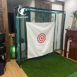 Khung Tập Golf INOX 2x2x0.5M_ Khung Golf Lắp Ghép_ Lưới May Viền