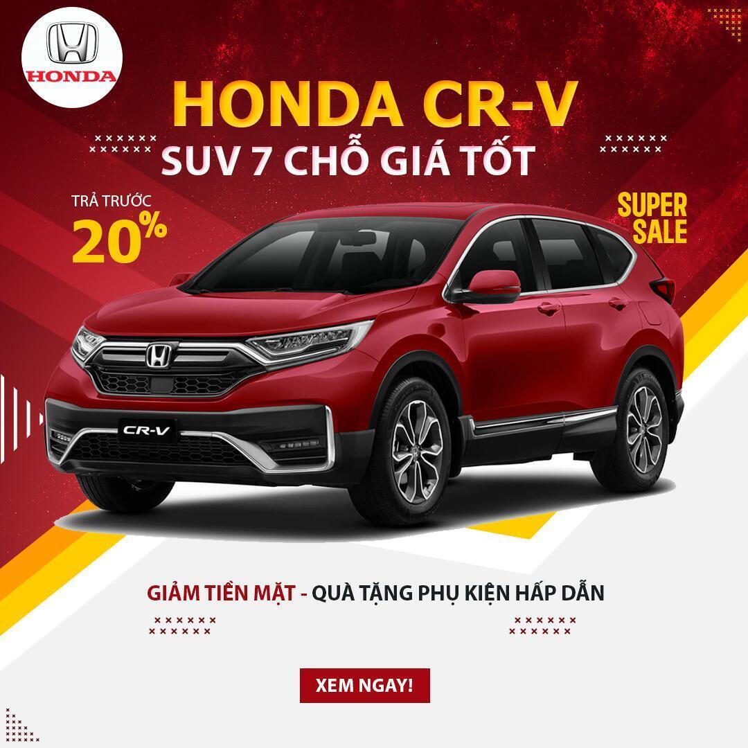 Giá lăn bánh Honda CRV 7 chỗ mới nhất  Honda Bình Chánh