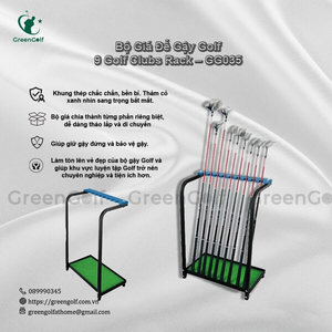 Bộ Giá Để Gậy Golf - 9 Golf Clubs Rack – GG035