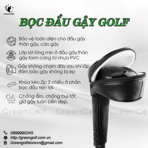 Túi Bọc Đầu Gậy Cao Cấp GG909