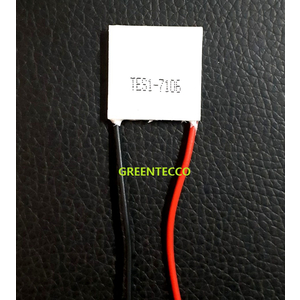 23x23 mm TES1-7106 - Sò nóng lạnh Peltier chuyên dùng cho thiết bị y tế, thẩm mỹ