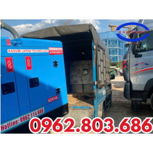 🔋GIAO MÁY PHÁT ĐIỆN 3 PHA 50KW KASUMI CÓ TỦ TIÊU ÂM – CHO KHÁCH HÀNG TẠI NINH BÌNH