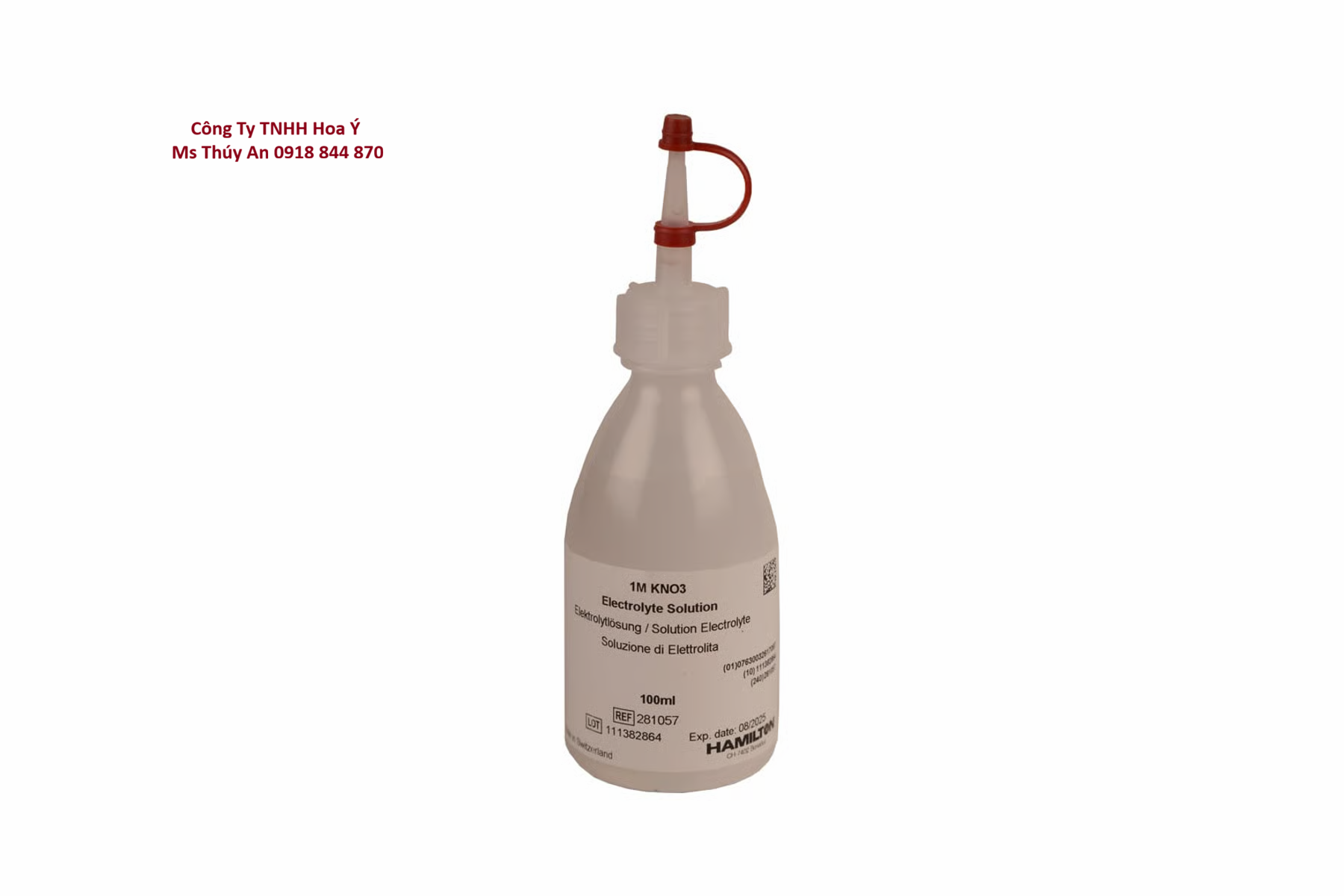 281057 Dung dịch điện giải Hamilton 1M KNO3, 100 mL