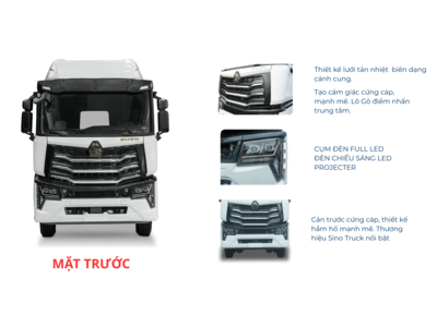 XE ĐẦU KÉO HOWO MAX 6X4 AMT - ĐẦU KÉO HOWO SINOTRUCK NHẬP KHẨU