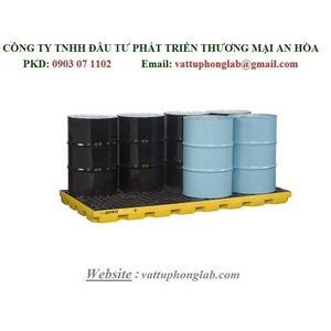 PALLET CHỐNG TRÀN CHO 8 THÙNG PHI MODEL:28661 (BLACK) & 28660 (YELLOW)