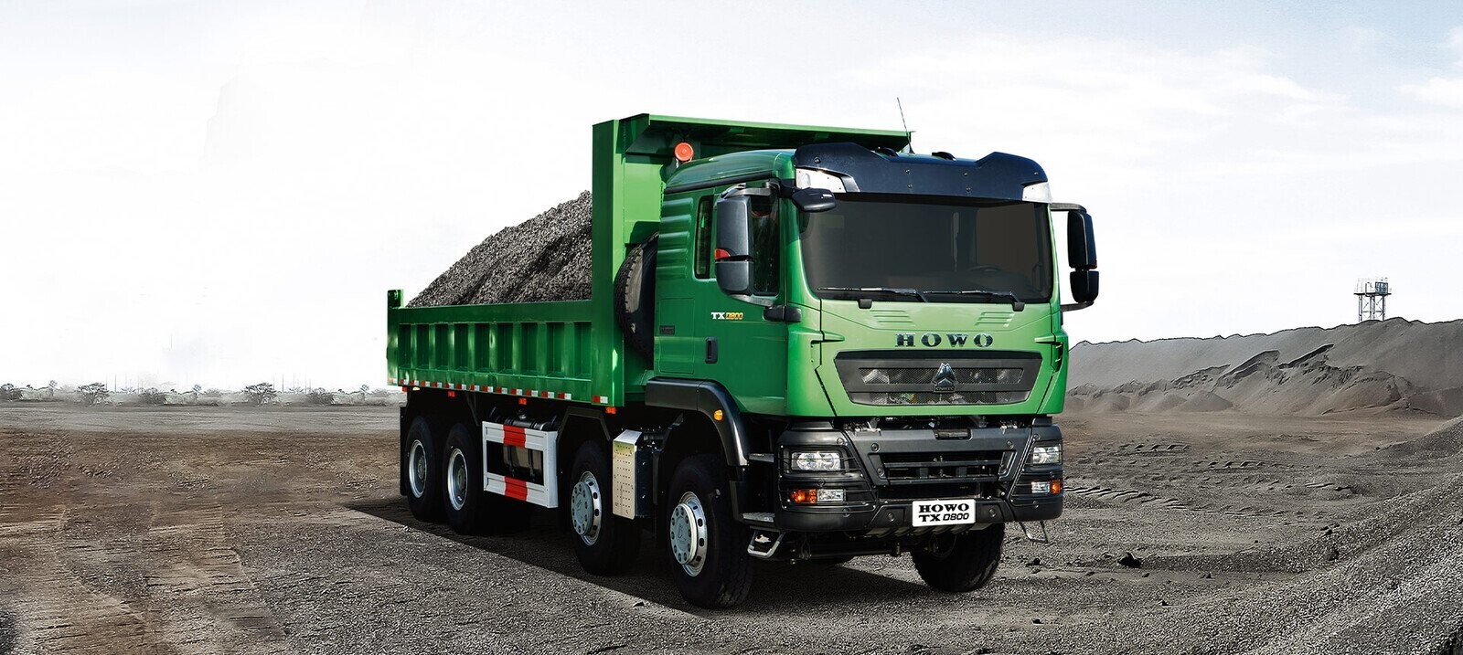 Xe ben nặng HOWO TX D800 - Tải 12.72 tấn - Thùng ben 10.6 khối