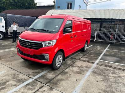 Xe VAN TF480V2S SƠN MÀU ĐỎ THÙNG DÀI 2m9 ĐỜI MỚI NHẤT