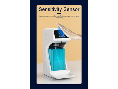 Máy rửa tay kết hợp đo thân nhiệt