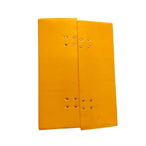 Thùng nhựa danpla đáy xếp tự động, nắp dán lông gai, tay cầm hở