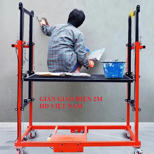Giàn giáo điện 2m nâng hạ hàng và người