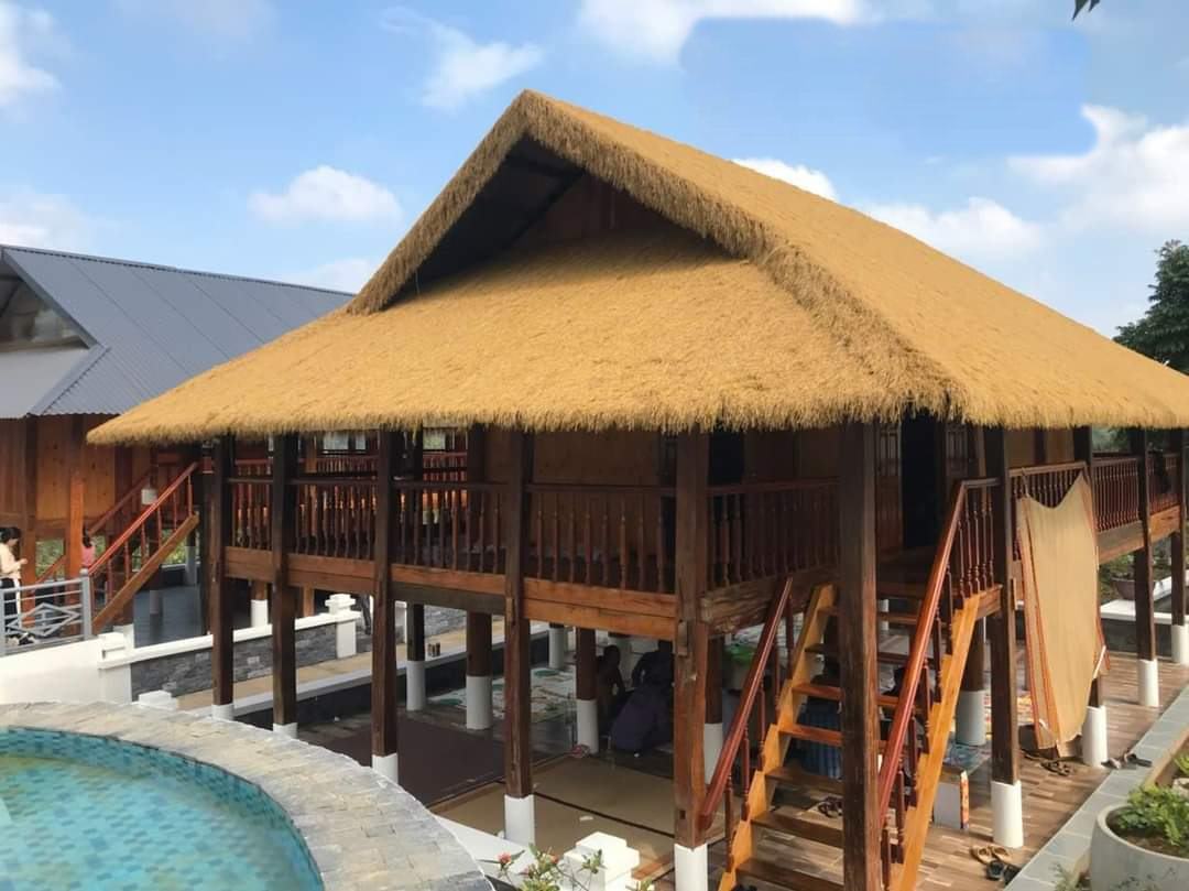 Mái rơm nhân tạo PTN