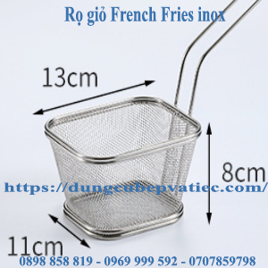 Rọ giỏ French Fries inox cao cấp