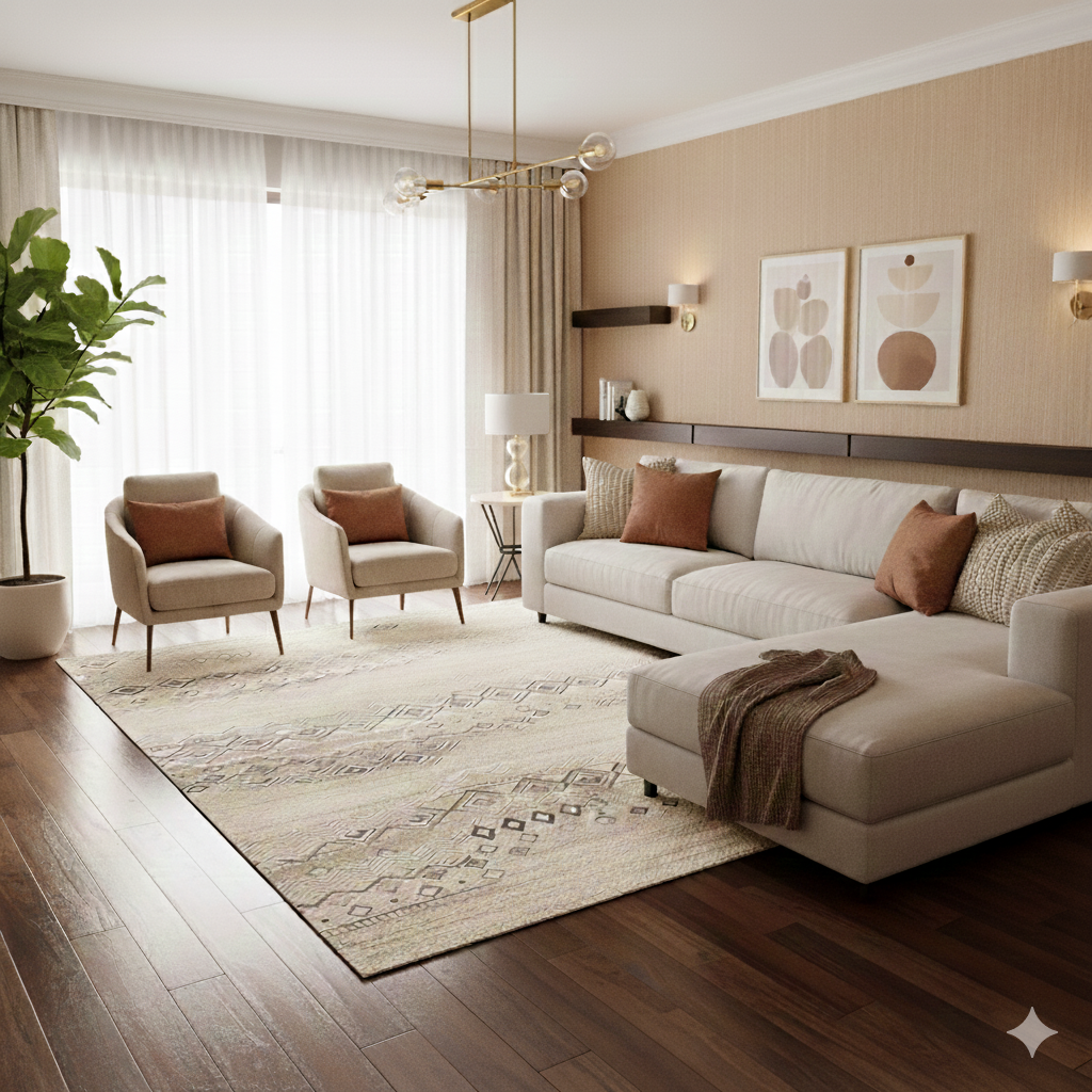 THẢM DỆT CỔ ĐIỂN CAO CẤP- GO-MOUSSE H_3113