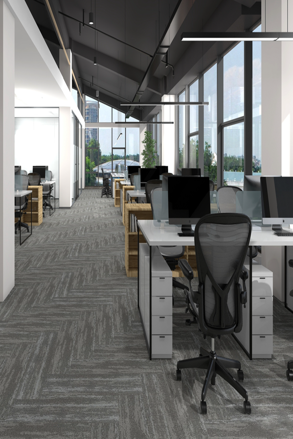 Thảm trải sàn tấm sợi nylon cao cấp KT 50cmx50cm TGM-SHININGKN 02 HNM