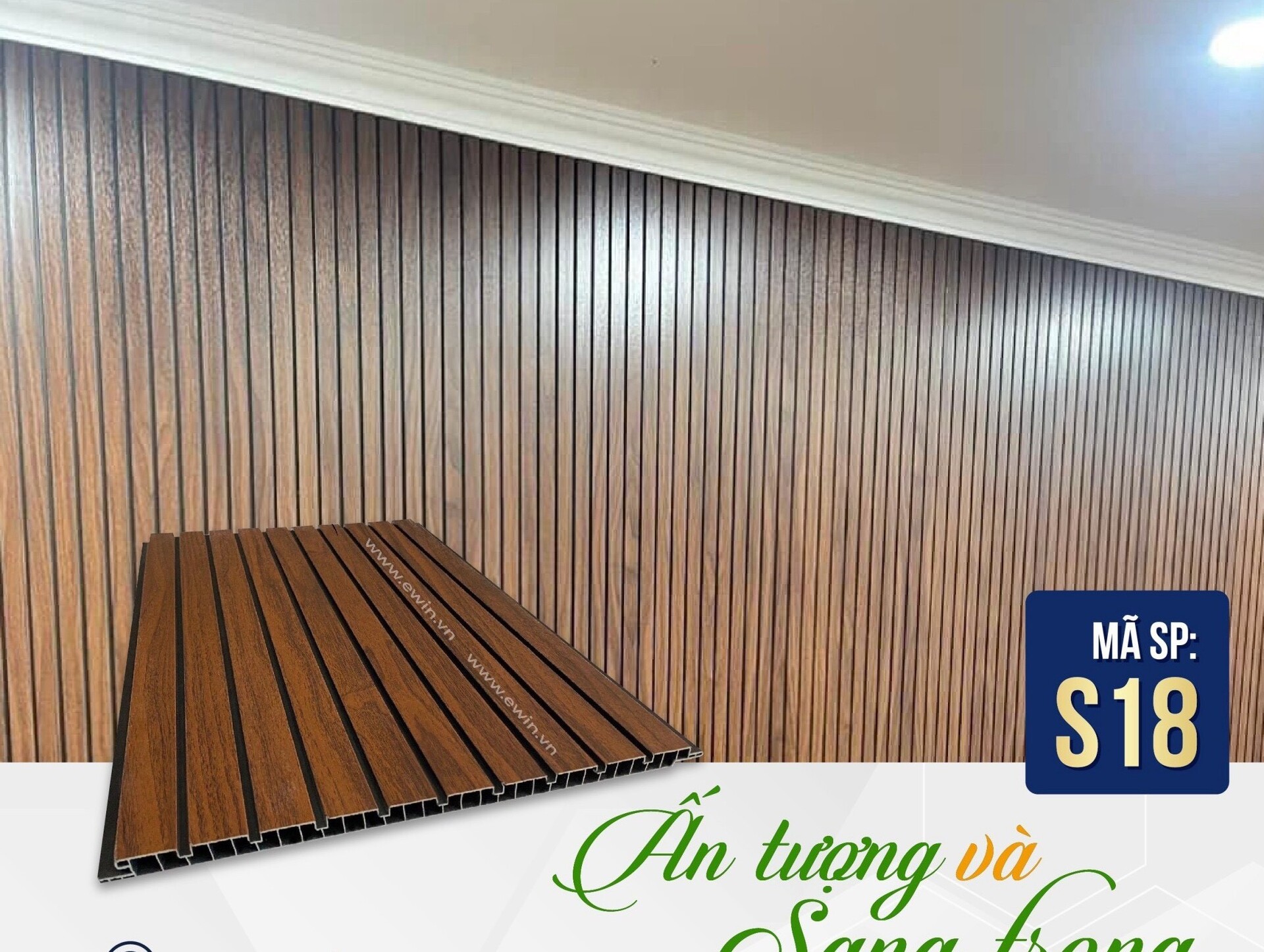 Tấm ốp nano lam 10 sóng EW STAR