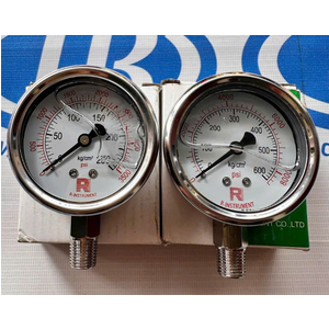 Đồng hồ đo áp suất phi 63mm-ren 1/4(13mm)