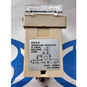 Bộ điều khiển nhiệt độ E5C4-R20K-DẠNG NÚT BẤM.0-400 ĐỘ,8 CHÂN TRÒN CÀI RAY