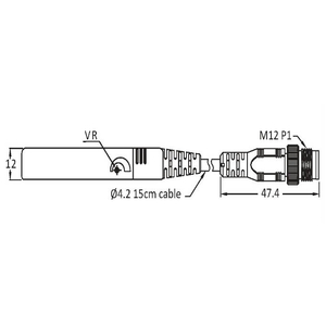 Cảm biến tiệm cận vòng tròn SIR15-KP2