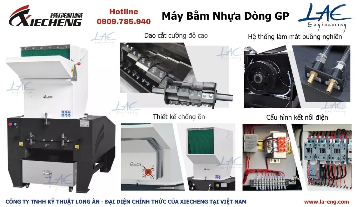 MÁY BĂM XAY NHỰA XIECHENG XC-GP600