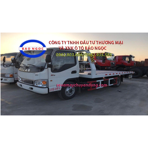 Xe cứu hộ sàn trượt jac kéo chở xe