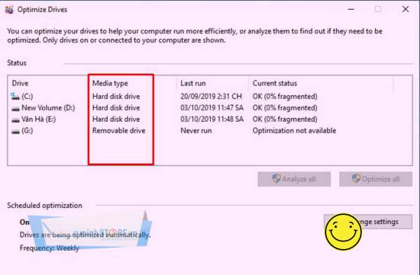 Phân biệt SSD và HDD trên Windows